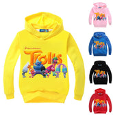 New Arrivals Trolls Sweatshirt Kids Poppy Clothes Girls Cartoon Hoodies-TB01014-Veeddydropshipping